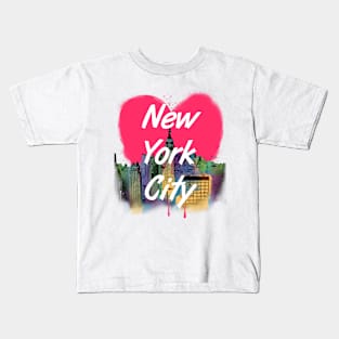 New York City - Empire State Building - NYC Kids T-Shirt